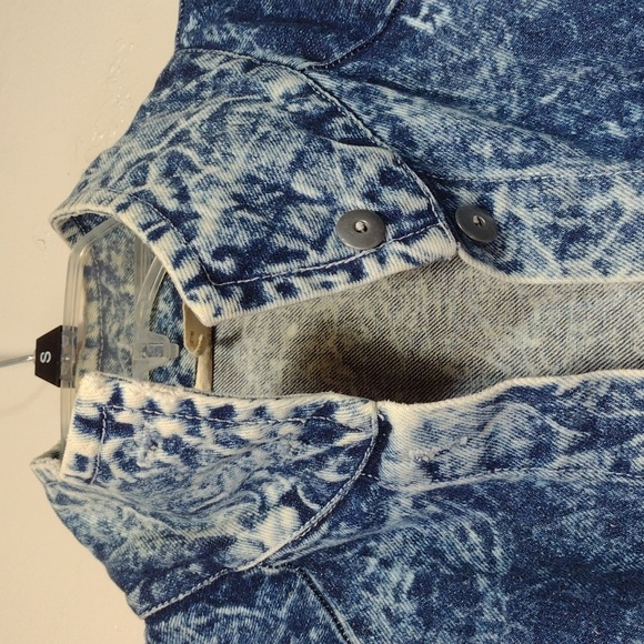 Hanna California Acid Wash Jean Jacket 80s Small - Picture 3 of 15